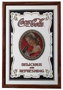パブミラー(S)　【Coca-Cola Delicious & Reflesh】