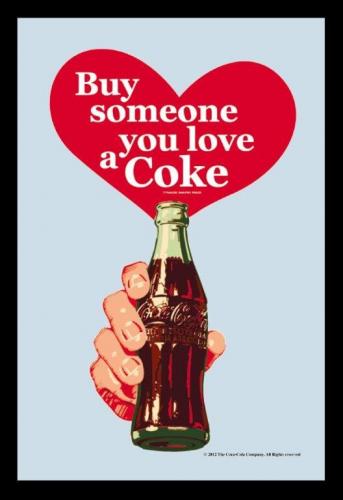 パブミラー(S)　【Coca-Cola Heart (コカコーラ)】