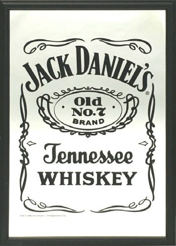パブミラー(L)　【Jack Daniel's-Poster(ジャックダニエル)-NEW】